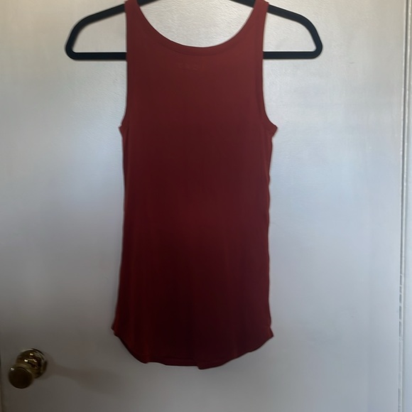 LOFT ladies tank. Burnt orange color. Like new. Small. Nice - Picture 3 of 5